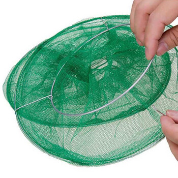 稳斯坦 折叠式悬挂捕蝇笼 绿色苍蝇笼 户外工厂用大型诱捕蝇器灭蝇器 W802