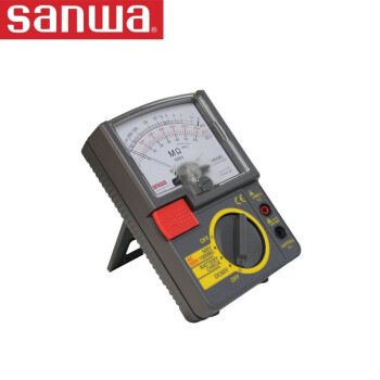 sanwa DM509S 指针式绝缘电阻测试仪 单测试电压DC500V/1000MΩ，AC600V,DC60V,自动放电功能 1年维保