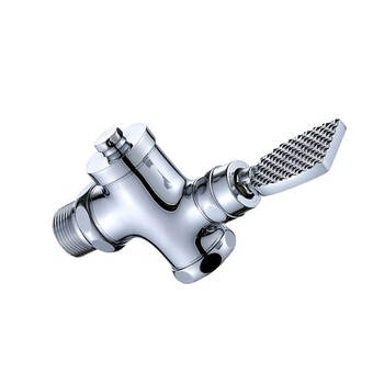 星期十 脚踏小阀体-1寸DN25 铜入墙式冲洗阀蹲便器脚踏式冲洗阀 入墙式厕所冲洗阀定制