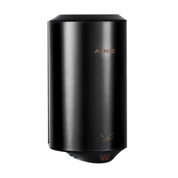 艾克（AIKE）AK2805 自动智能感应烘手机小型干手器 不锈钢亮黑款-1210W