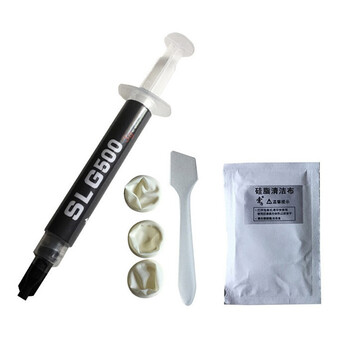 索厉 导热硅脂（散热硅脂/显卡散热膏/台式机cpu笔记本硅胶/配刮片/3g装/SLG500）