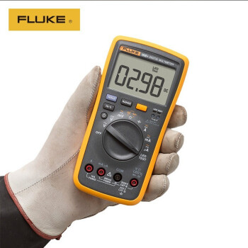 福禄克（FLUKE）F18B+ 数字万用表 掌上型多用表自动量程发光LED测试仪器仪表