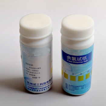 化科 测氯试纸 余氯试纸 测氯试纸10-2000mg/L(10盒)