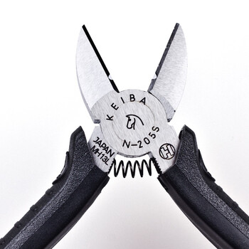 马牌（KEIBA）进口电工斜嘴钳N-205S电工钳(125mm 5寸)斜口钳 斜咀钳