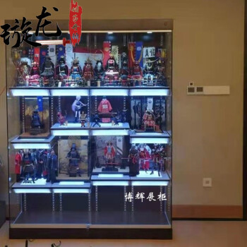 手办展示柜动漫模型展示柜家用乐高玩具实木烤漆奖杯橱窗货架玻璃展柜