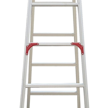 兴航发 铝合金宽邦人字梯3.5M 含顶10步加宽加厚加固人字梯工程梯 室内外铝梯子