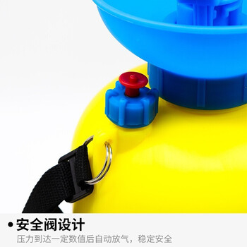 安小侠 洗眼器 双口便携式喷雾器洗眼器 紧急移动台式压力实验室工业用 5L便携式