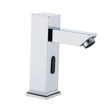 荣沃（RONGWO）RW-117矮款冷热交直流 （双 用）感应水龙头酒店全自动感应式洗手器智能水龙头定制