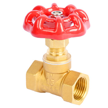 匡建仪表（CONJANT）铜闸阀 黄铜加厚重型自来水阀内丝总阀开关 阀门管道配件 手动硬密封水阀 DN15 