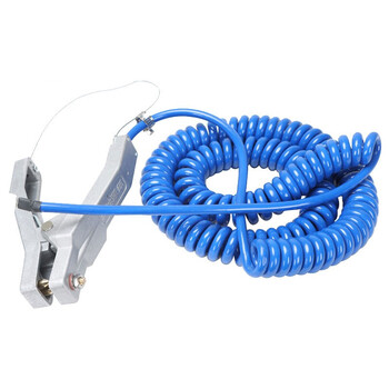 者也   防静电夹接地夹加油站报警器夹子油罐车独立式防爆静电接地钳  铝夹子+ 10米螺旋线