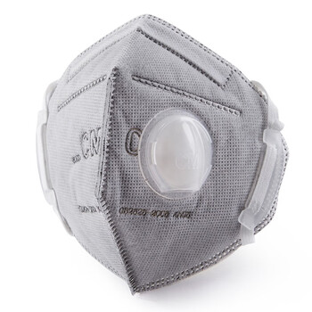 CM朝美 6002A-4型 头戴式【150只】带呼吸阀含活性炭KN95防雾霾PM2.5唾液飞沫颗粒物粉尘透气工业劳保口罩