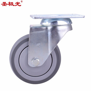 圣极光钢制手推车配套脚轮轻型平板车轮子可定制G1668