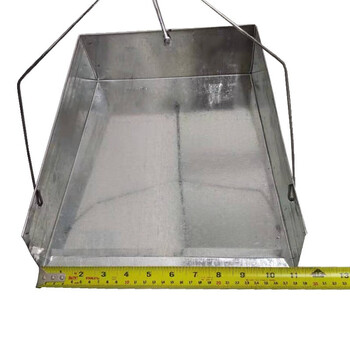 花锦颂 大容量垃圾铁皮撮箕畚斗畚箕垃圾斗垃圾铲户外庭院工厂学校环卫撮子 5个装