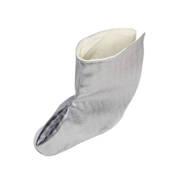 安百利ABL-X022芳纶镀铝护脚隔热鞋套耐高温1000度铝箔防火防烫工业防溅射耐高温护脚