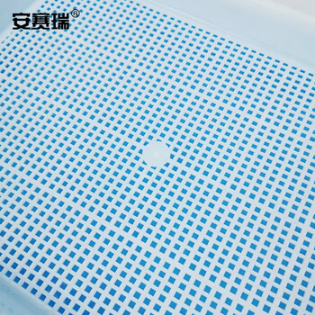 安赛瑞 芽苗菜盘 双层芽苗菜育苗盘小麦水培植盆育苗盆双层多功能芽菜盘 内盘32.3×23.5×3.6cm 蓝色 530518