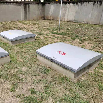 程篇 液压杆油井盖 加油站 罐区通风口 可上门安装（安装费咨询客服）液压杆掀起式 弧形款 1300*1300mm