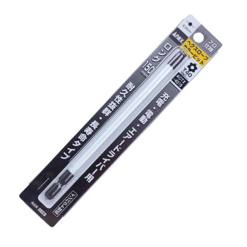安力士牌（ANEX）梅花内六角批咀ACTX-4015带孔风批头T40X150mm梅花型电动批嘴 星型螺丝刀