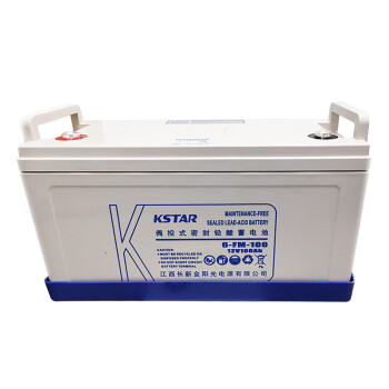 科士达（KSTAR)12V100AH固定性密封免维护蓄电池6-FM-100适用于UPS不间断电源、EPS电源、直流屏