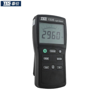 泰仕 TES-1335 照度计测光仪光度计高精度亮度计照明灯具光测试仪检测仪勒克斯计 1年维保