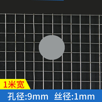 鼎红 不锈钢网筛网304钢丝网围栏不锈钢网片养殖防鼠阳台防护围栏网长10米孔9mm*丝粗1mm*宽1m