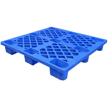 飞尔 塑料托盘 网格叉车栈板 仓库防潮地台板 物流托板塑胶卡板【13 圆脚1000x1000x145 5.5KG】
