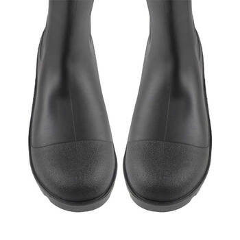 汉盾（HANDUN)  HD-SH3707  耐磨防滑舒适雨天防水高筒雨靴 黑色 41码 1双