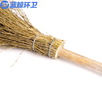 蓝鲸环卫 小号无叶竹竿扫把1把装 手工竹扫帚竹笤帚物业大扫把环卫LJHW-9320