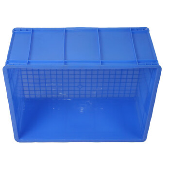 稳斯坦 周转箱塑料 加厚塑胶筐物料盒养鱼养龟物流收纳箱零件储物盒 6#540*405*230mm WST007