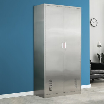 知旦601351不锈钢清洁柜保洁柜卫生柜201材质双门