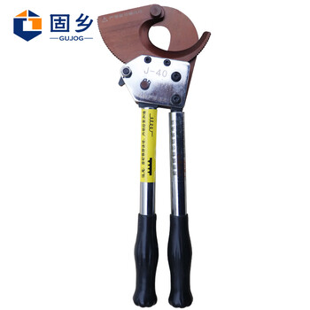 固乡 棘轮式电缆剪 线缆剪刀 断线钳 铜铝J40/52/75/95棘轮剪 便携式线缆钳 【J-40棘轮线缆剪】