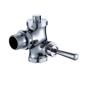 星期十 手扳小阀体-6分DN20 铜入墙式角式冲洗阀蹲便器冲洗阀 入墙式厕所冲洗阀定制