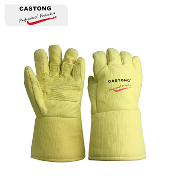 CASTONG卡司顿ABY-5T-34耐高温手套500℃工业隔热加厚隔热手套