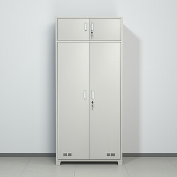 京度单人衣柜学校单位宿舍加厚更衣柜钢制铁皮双门物品储物柜可定制单人衣柜