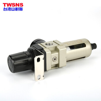 山耐斯（TWSNS）气源处理器过滤器油雾分离器手动自动排水二/三联件系列 铁罩AW3000-03三分手排