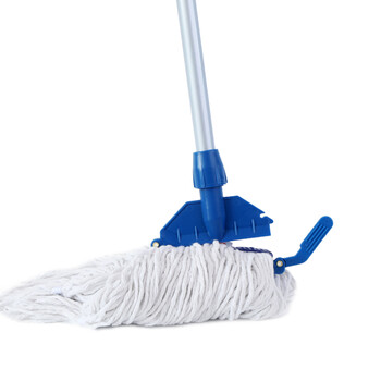 超宝（CHAOBAO）C-014  物业工厂保洁扣式标准地拖把 清洁铝合金杆蜡拖