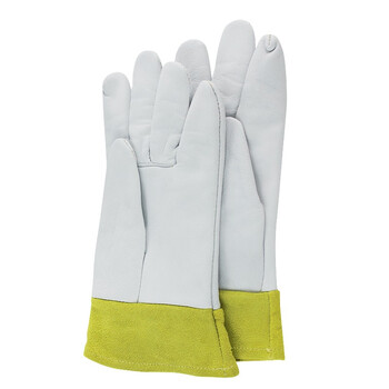 求同5200羊皮25CM氩弧焊接手套隔热防烫耐高温耐磨防火阻燃劳保焊接工作手套 5200
