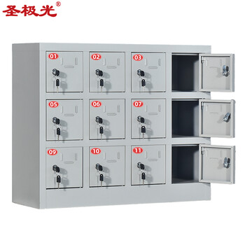 圣极光手机存放柜学校电子设备管理柜简易寄存柜12门可定制G2278