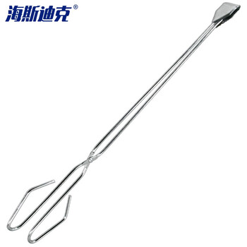 海斯迪克 HKQJ07 不锈钢色垃圾夹 夹拾物器 取物器食物夹 碳夹 环卫垃圾夹 55cm