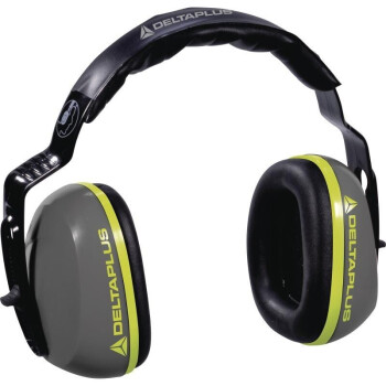 代尔塔 隔音耳罩 降噪 轻便 舒适 防噪音 耳罩 灰黄色 SNR26 103006 1副装
