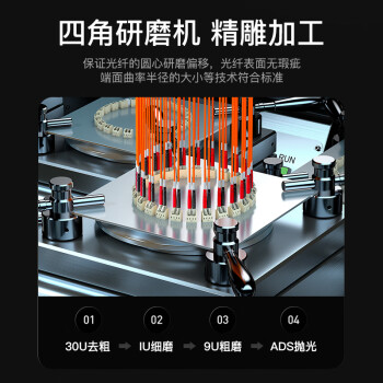 胜为（shengwei）工程电信级光纤跳线 LC-LC多模双芯3米 62.5/125低烟无卤环保外被 收发器尾纤 FMC-204