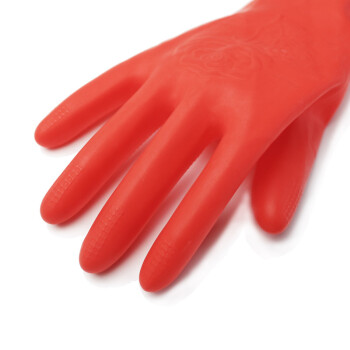 安洁士 橡胶手套 防水防滑手套 10付/包 颜色下单备注