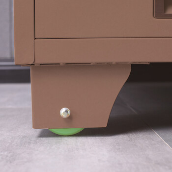 圣极光图纸柜办公底图柜工程移动文件柜咖白色0号单层可定制G1669