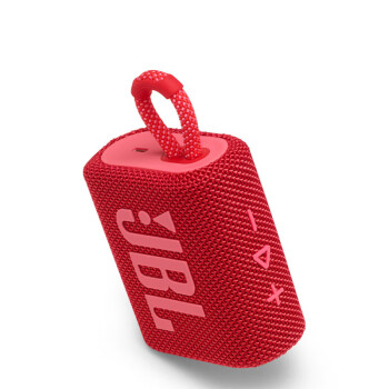 JBL GO3 音乐金砖三代 便携蓝牙音箱 低音炮 户外音箱 迷你音响 极速充电长续航 防水防尘设计 庆典红