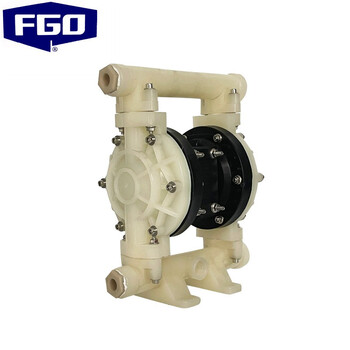 FGO 气动隔膜泵耐强腐蚀 氟塑料PVDF+F46特氟龙 DN25 1寸 3m³