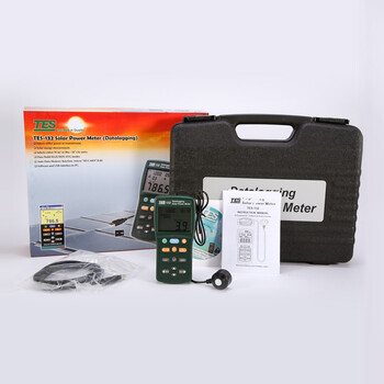 泰仕 TES-132 记录型太阳能辐射表 太阳能功率测试仪  1年维保