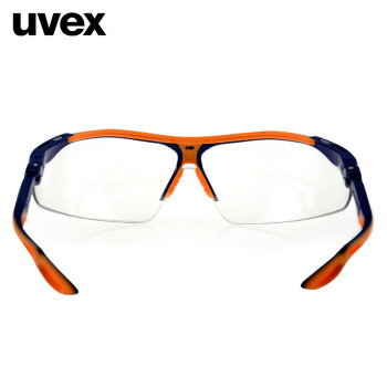 uvex优唯斯 9160265护目镜高贴合度休闲款镜腿可调柔软贴面i-vo安全眼镜蓝橙 定做 1副