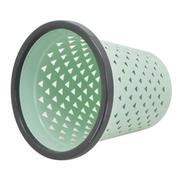 兰诗（LAUTEE）FH-1276 清洁收纳桶办公室垃圾纸篓杂物桶垃圾桶   三角镂空 颜色随机