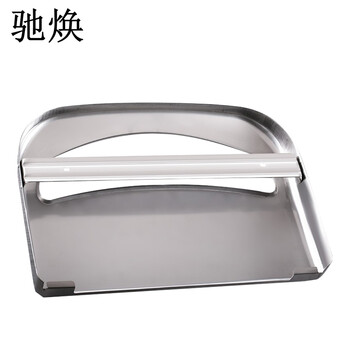 驰焕 304不锈钢一次性马桶坐垫纸盒马桶坐厕纸架坐便垫纸巾盒 304拉丝砂光加厚（打孔）