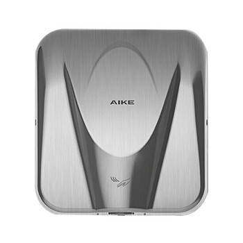 艾克（AIKE）AK2812 商务酒店不锈钢智能感应烘手机卫生间洗手干手器 不锈钢镜面银/1400W