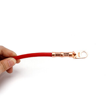 企桥 DT系列铜鼻子铜接线鼻子全紫铜线耳电缆铜接头铜管鼻堵油铜端子DT-16(10只）